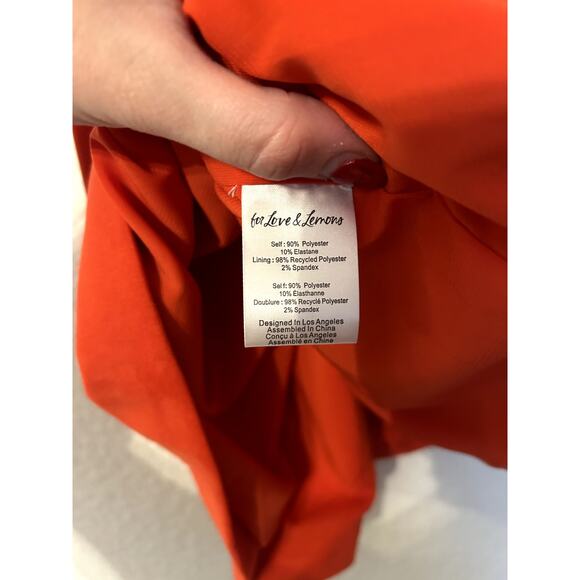 For Love And Lemons Gloria Dress Red - Picture 8 of 10